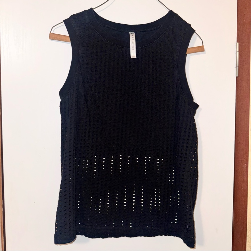 Fabletics Black Sleeveless Top